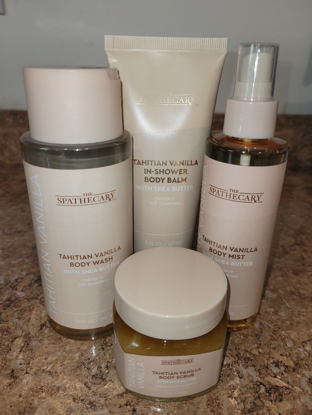 SpaThecary Tahitian Vanilla 4 Piece Body Set